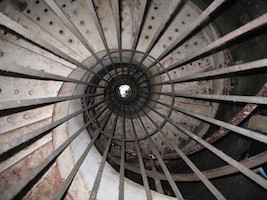 Taittinger Spiral Stair to Cellar - Champagne, France